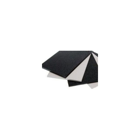 Professional Plastics Black ABS Sheet Hair-Cell 1 Side, 0.250 Thick, 24 X 48 SABSBK.250HC1-24X48